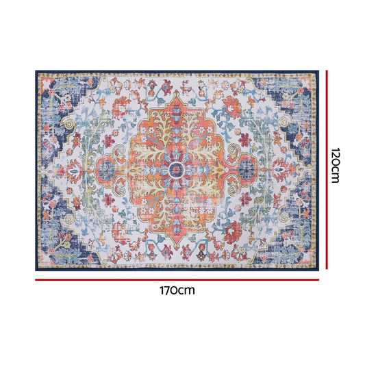 Artiss Floor Rug 120X170cm Large Washable Geometric Area Rug Modern Carpet Mat