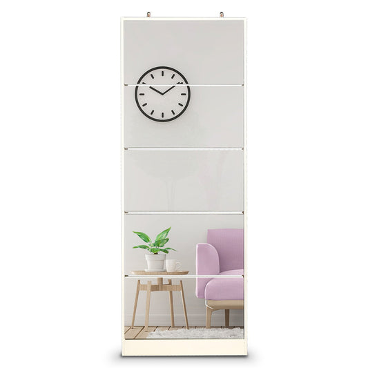 24 Pairs Shoe Cabinet Rack Storage Cupboard Organiser Shelf 5 Level Drawers