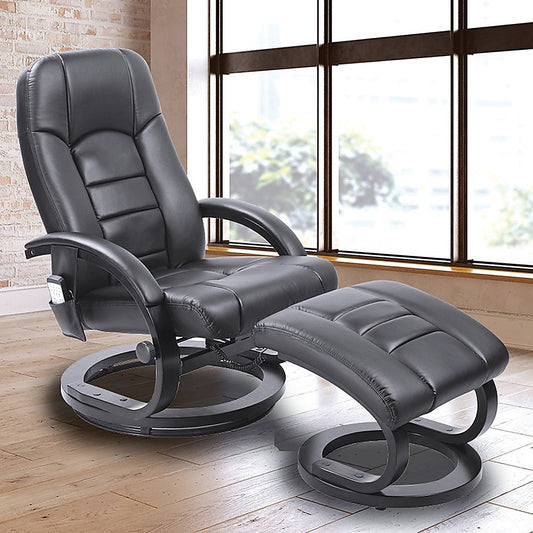 Massage Chair Recliner Ottoman Lounge Remote