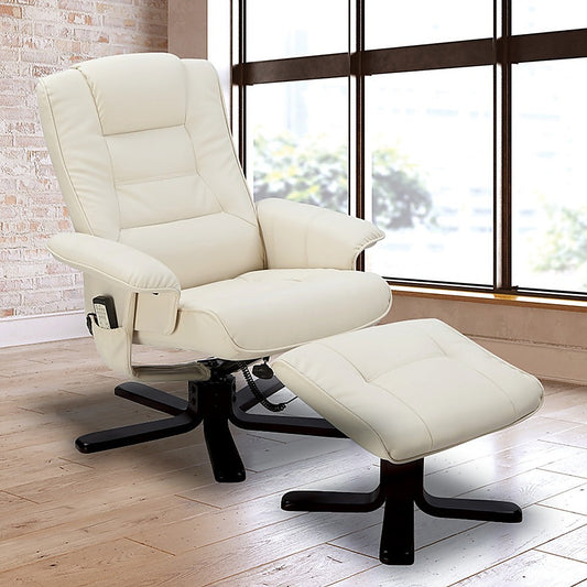 Massage Chair Recliner Ottoman Lounge Remote