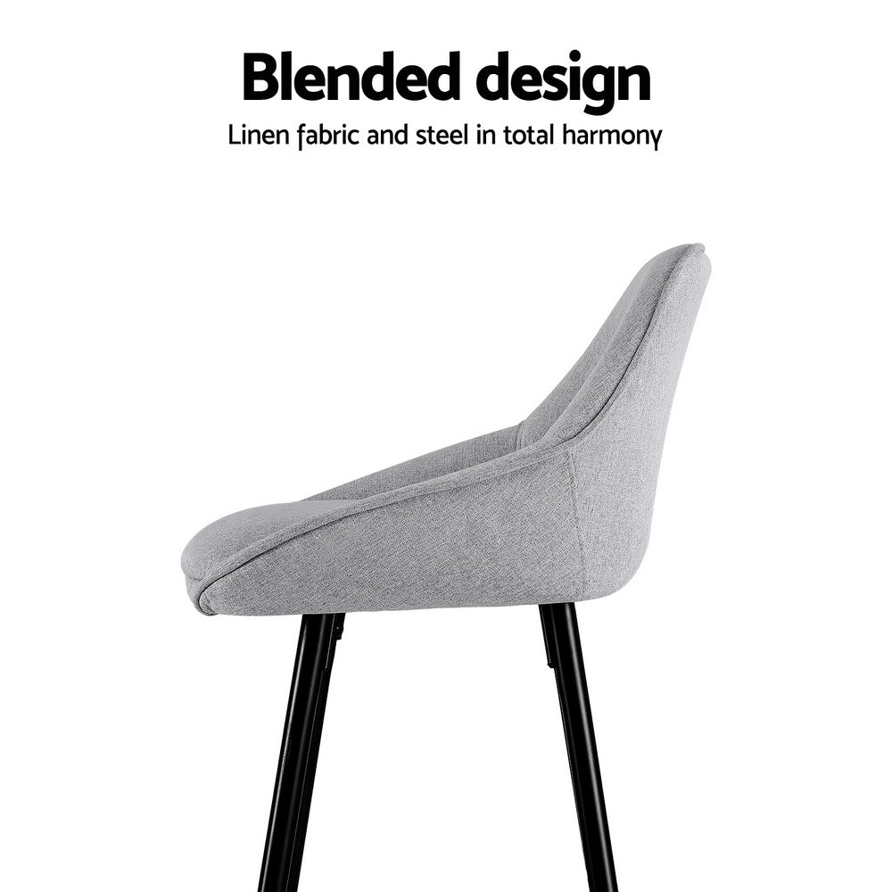 Bar Stools Upholstered Stool Counter Seat Kitchen Dining Chairs