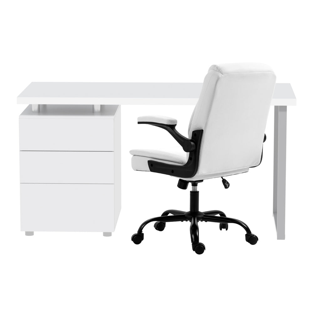 Computer Desk Executive Office Chairs Sets White