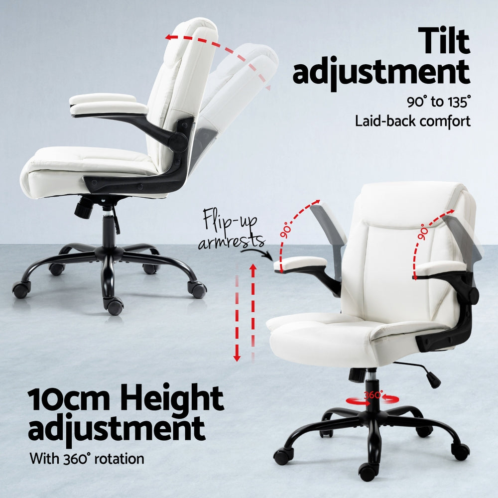 Computer Desk Executive Office Chairs Sets White