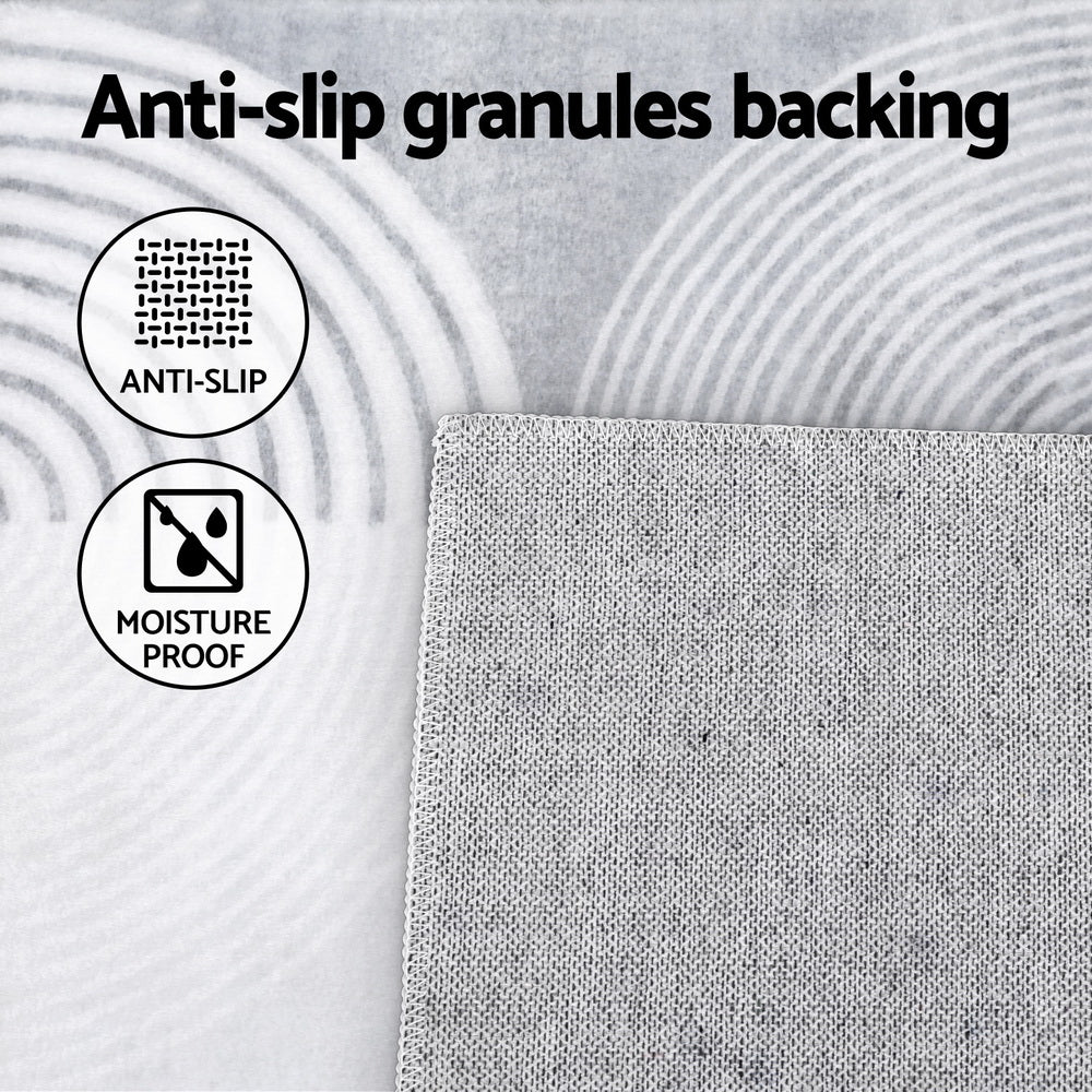 Artiss Rug 120x160cm Area Rug Washable Mat Large Carpet Faux Rabbit Fur Cyril