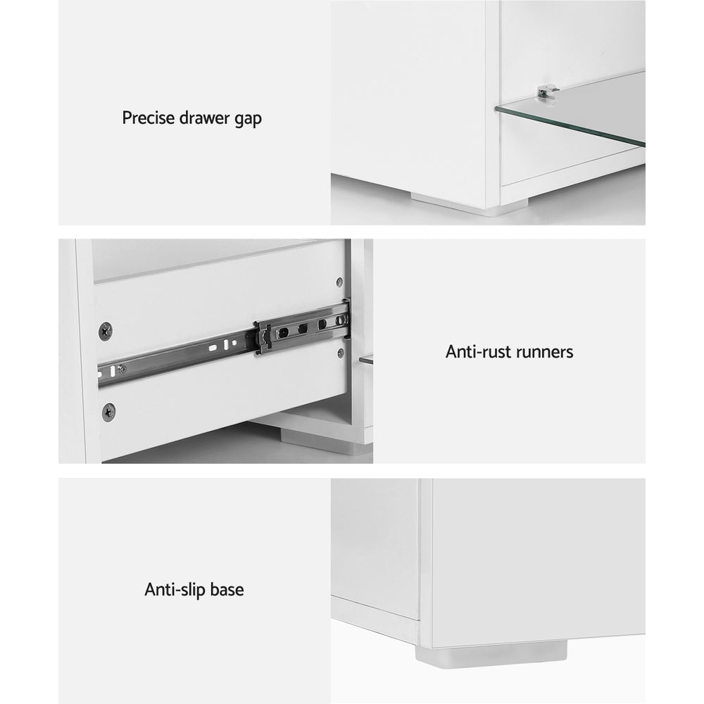 Entertainment Unit 180cm Wood White James
