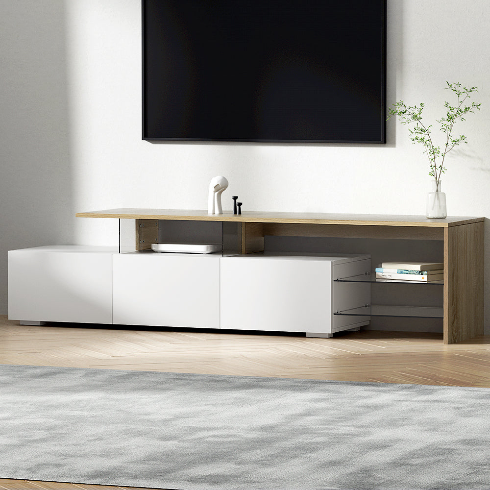 Entertainment Unit 180cm Wood White James