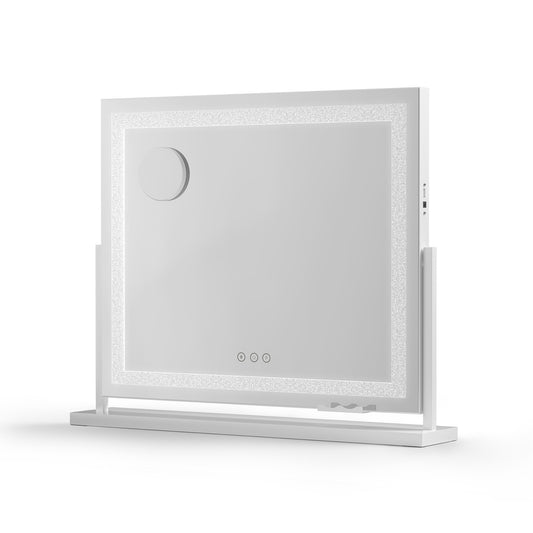 Embellir Makeup Mirror 60x50cm 360ï½ž Rotatable Vanity Mirror with Lights Crystal LED