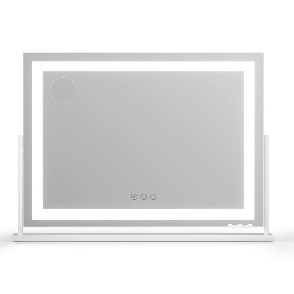 Embellir Makeup Mirror 80x58cm 360ï½ž Rotatable Vanity Mirror with Lights Bright Light Strip Adjustable