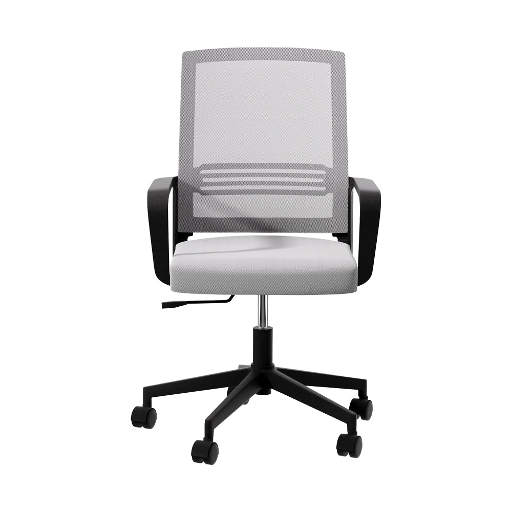 Office Chair Computer Gaming Desk Chairs Work Study Mid Back Grey