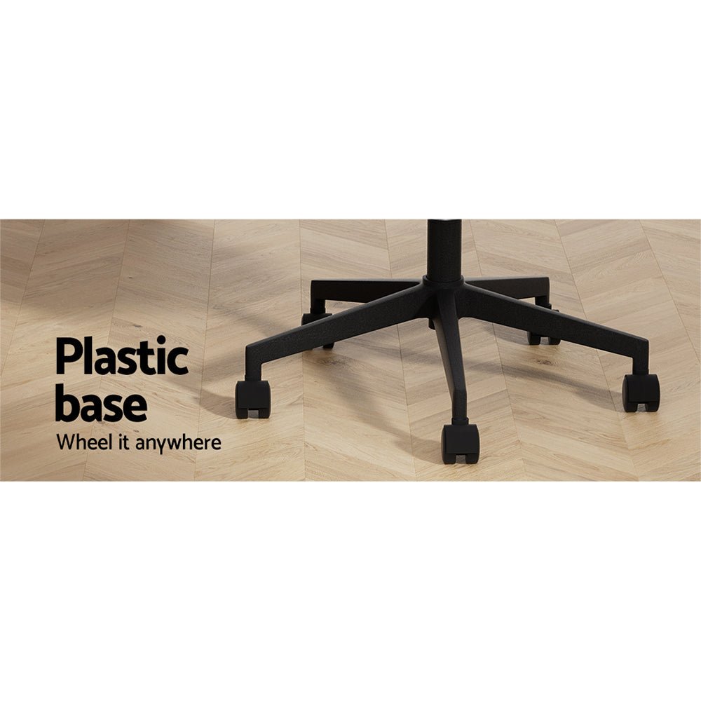 Office Chair Computer Gaming Desk Chairs Work Study Mid Back Grey