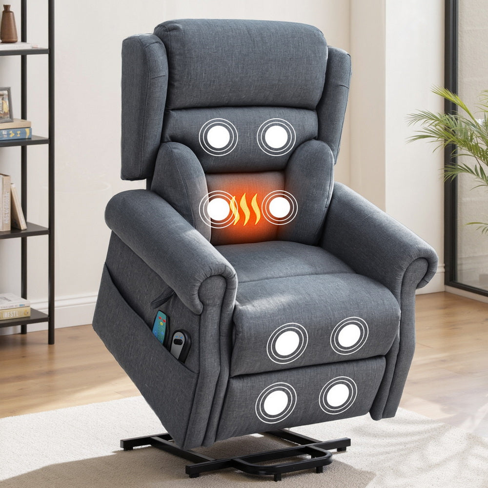 Electric Recliner Chair Power Lift Massage Heated Recliner Sofa