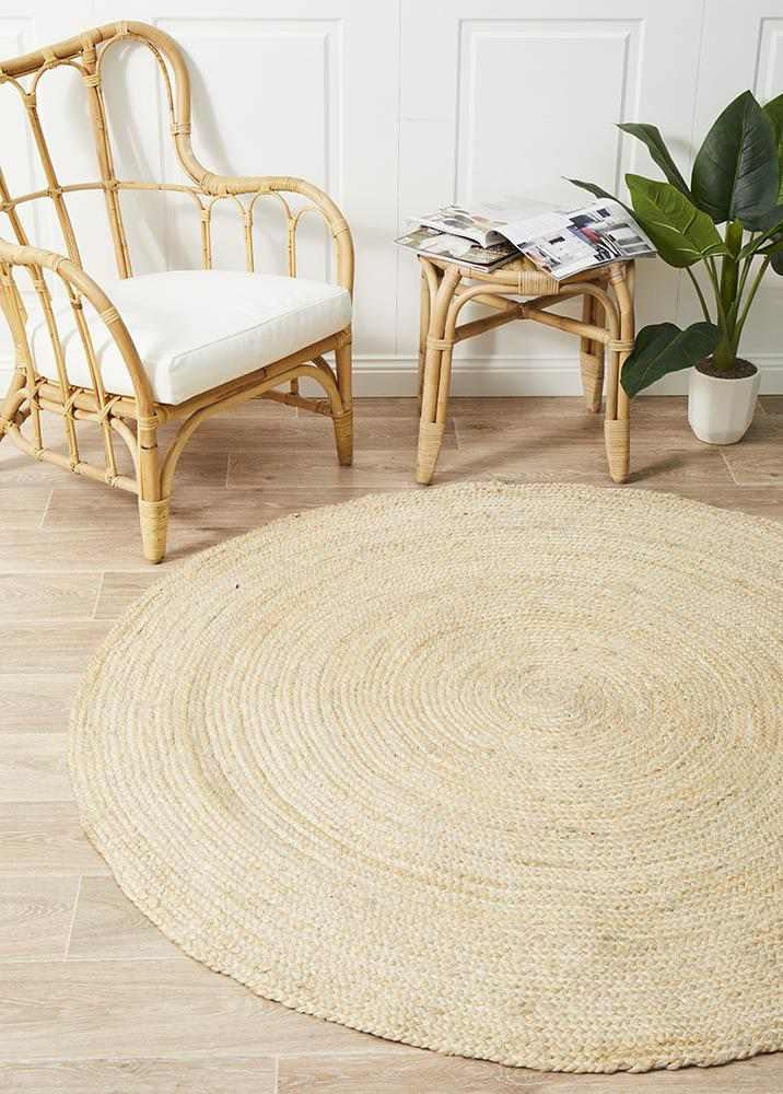 Atrium Polo Bleach By Rug Culture - 150X150cm ROUND