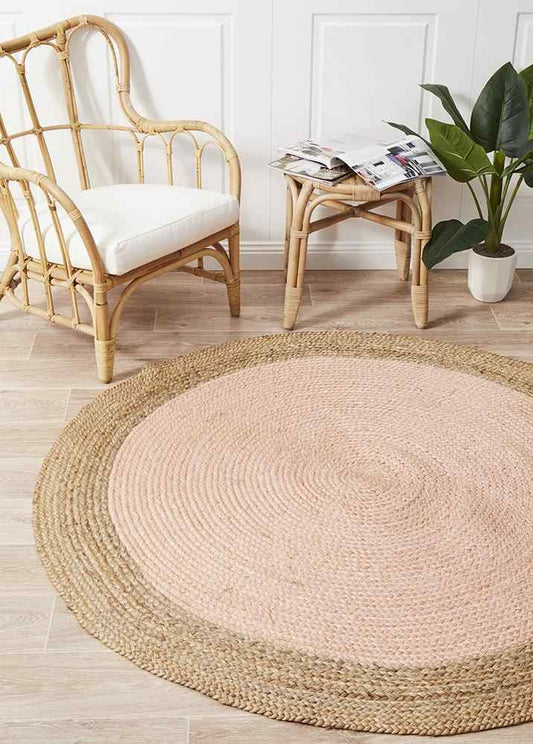 Atrium Polo Pink By Rug Culture - 120X120CM - ROUND