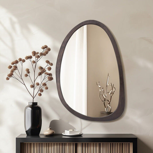 Antique Wooden Frame Wall Mirror HD 60x90cm