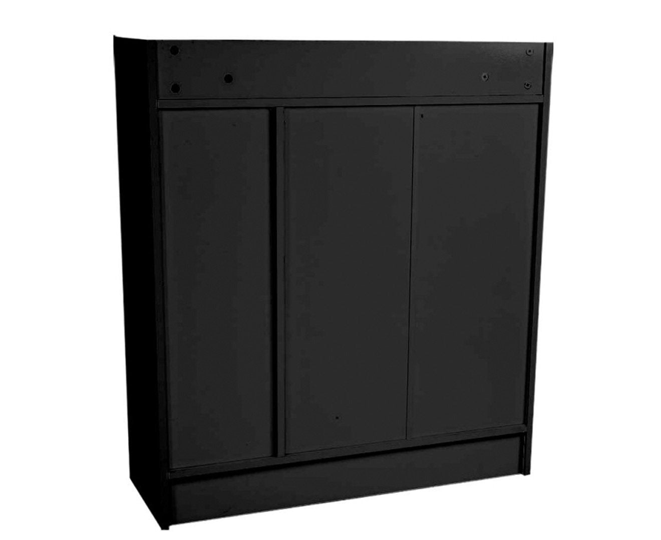 21 Pairs Shoe Cabinet Rack Storage Organiser 80 x 30 x 90cm in Black