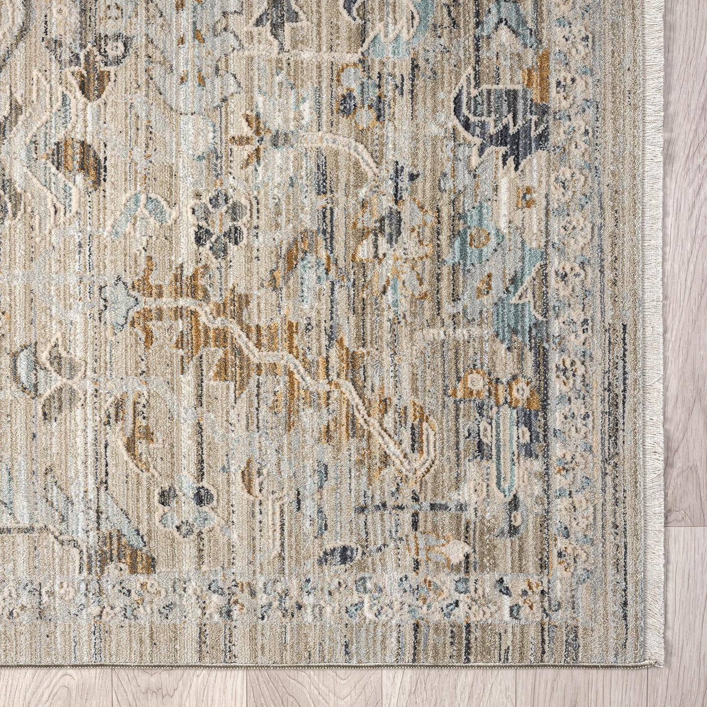 Aubre Contemporary Area Rug - Taupe - 120x180