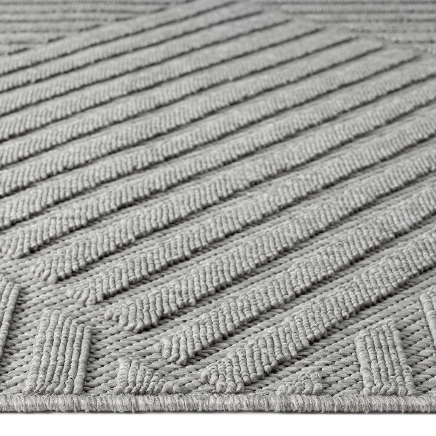 Alpha Outdoor Rug - Light Grey - 160x230
