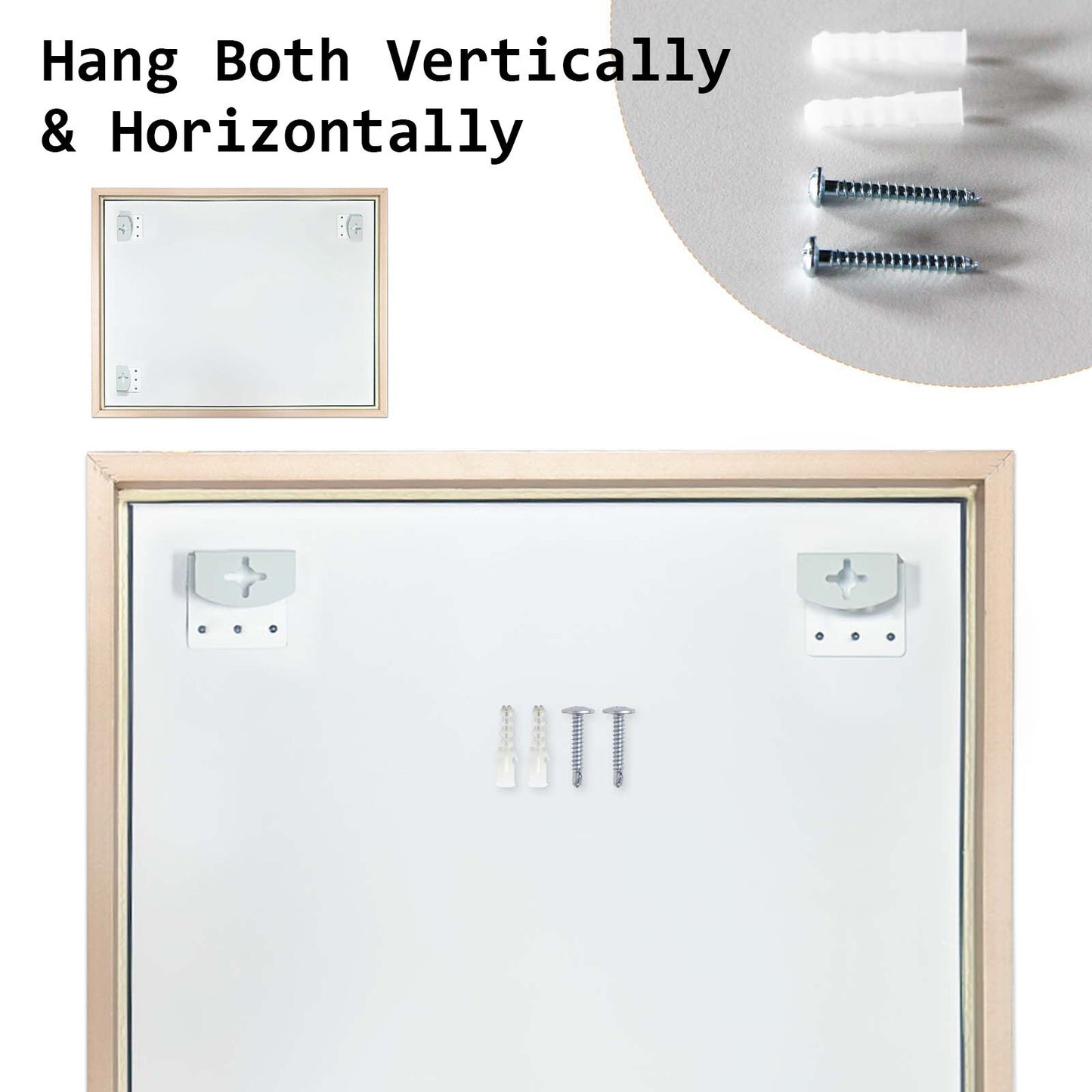 Wall Mirror Rectangular Frame Bathroom 70x90cm Turquoise