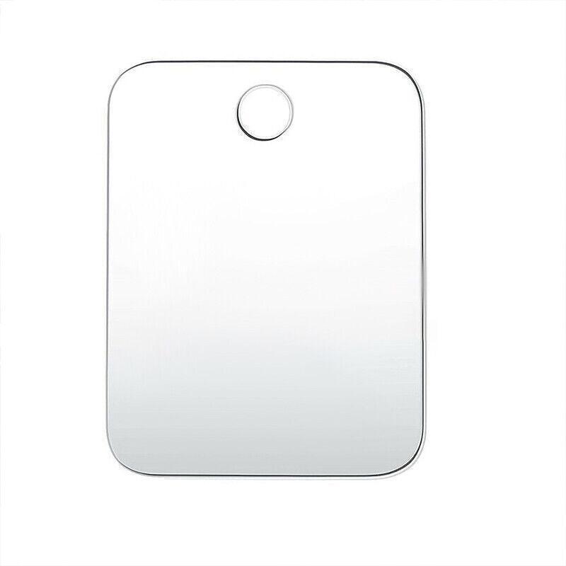 Fogless Polycarbonate Shower Mirror 172Ã—132mm Anti-Fog Shaving Mirror