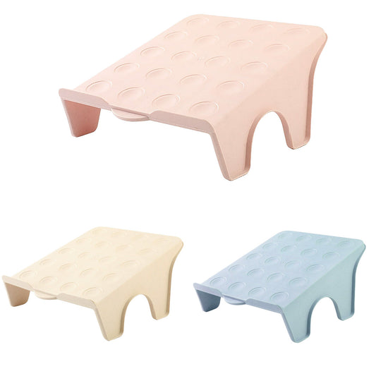 5pcs Double Layer Shoe Rack Simple Storage Organizer Space Saving Shoe Holder - Pink