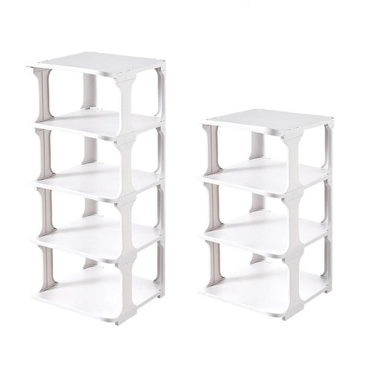 4/5Tier Shoe Rack Organizer Shelf Space Saving Storage Stand For Entryway Home - 5-Tier