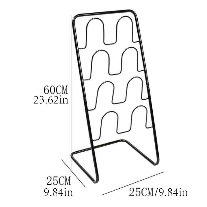 Simple Multi Layer Slipper Storage Rack Organizer for Home Closet Shoe Organizer - White