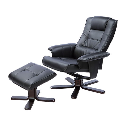 Massage Chair Recliner Ottoman Lounge Remote