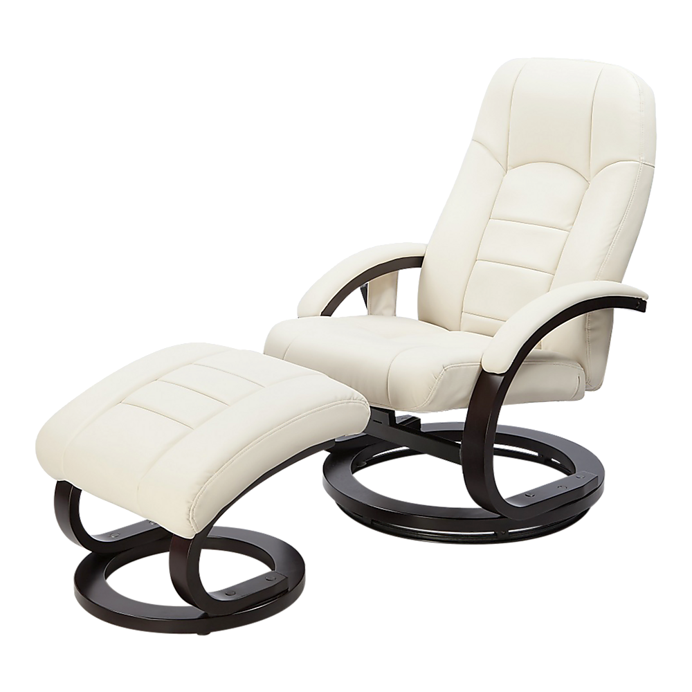 Deluxe Massage Chair Recliner Ottoman Lounge Remote