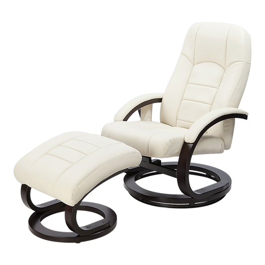 Deluxe Massage Chair Recliner Ottoman Lounge Remote