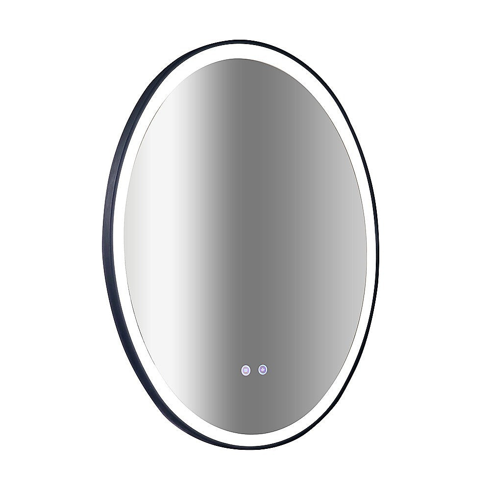 Oval Mirror LED Anti-Fog Illuminated Bathroom Living Room