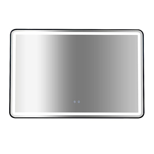 Rectangular Mirror LED Anti-Fog Illuminated Bathroom Living Room