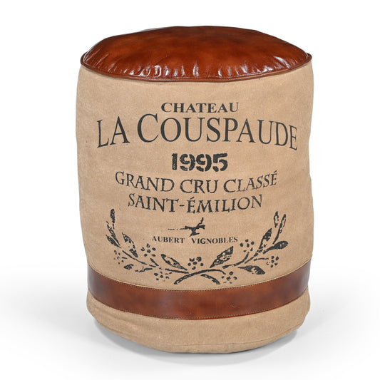 CHATEAU CANVAS OTTOMAN (THE CHARLOTTE)